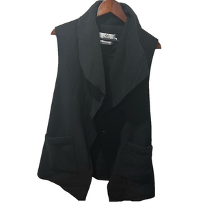 JANSKA size M GUC black Sleeveless Vest with Pockets..